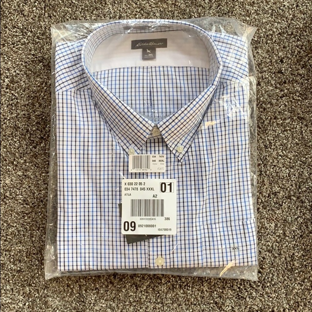 NWT Men’s Eddie Bauer Long Sleeve Oxford